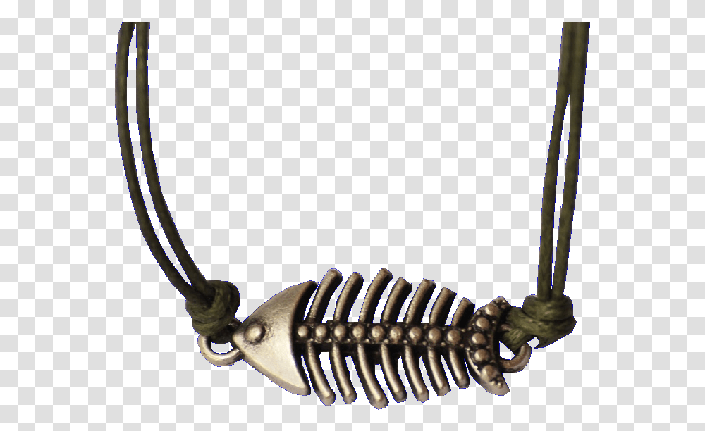 Bracelet With Fish Bone Arthropod, Pendant Transparent Png