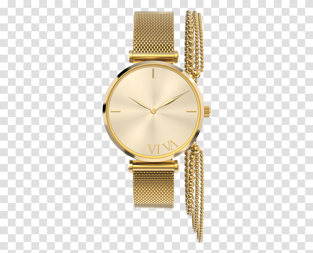 Bracelet, Wristwatch, Lamp, Gold, Analog Clock Transparent Png