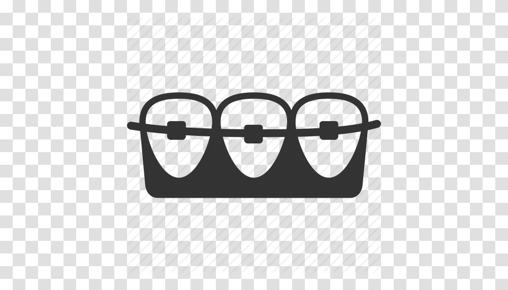 Braces Dental Mouth Stomatology Teeth Icon, Glasses, Accessories, Goggles Transparent Png