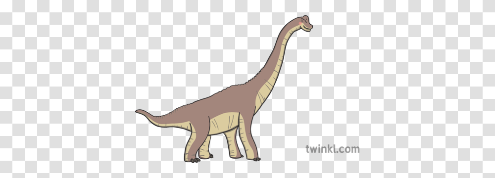 Brachiosaurus 2 Illustration Velociraptor, Dinosaur, Reptile, Animal, T-Rex Transparent Png