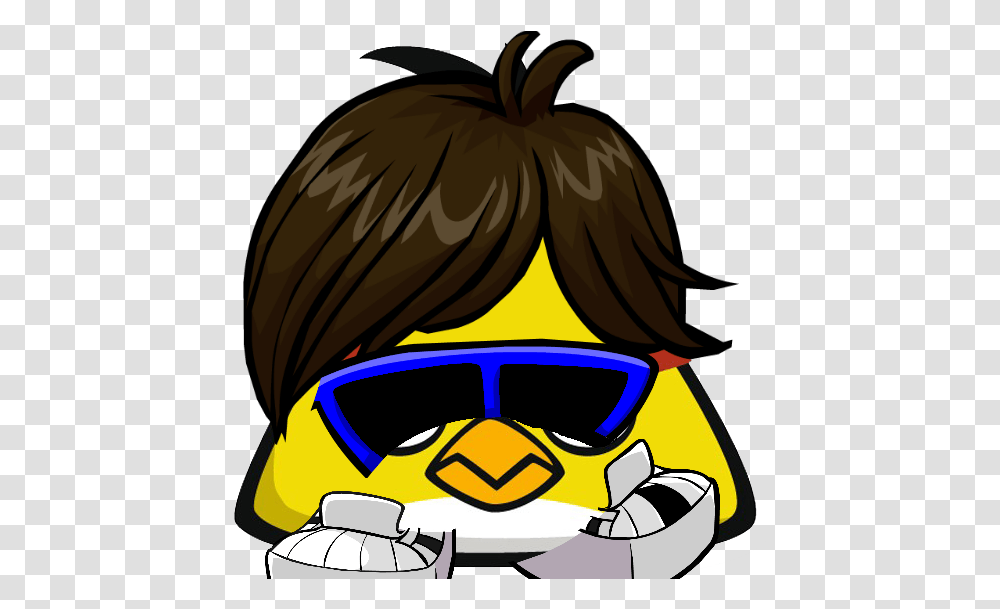 Brad Pitt Yellow Bird Chuck Angry Birds Clipart, Helmet, Clothing, Goggles, Accessories Transparent Png