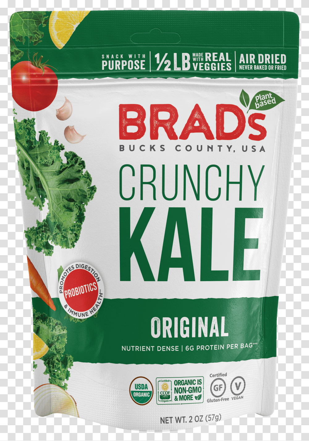Brads Kale Chips Naked Transparent Png