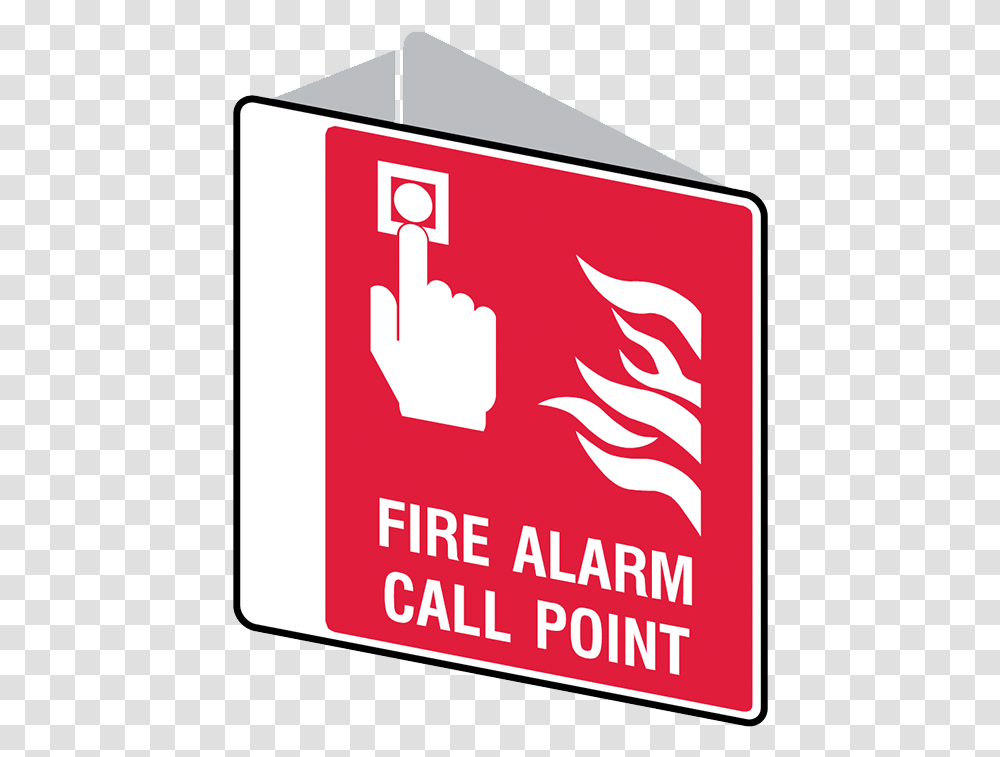 Brady Fire Equipment Signs Fire Extinguisher Double Sided, Road Sign, Advertisement Transparent Png