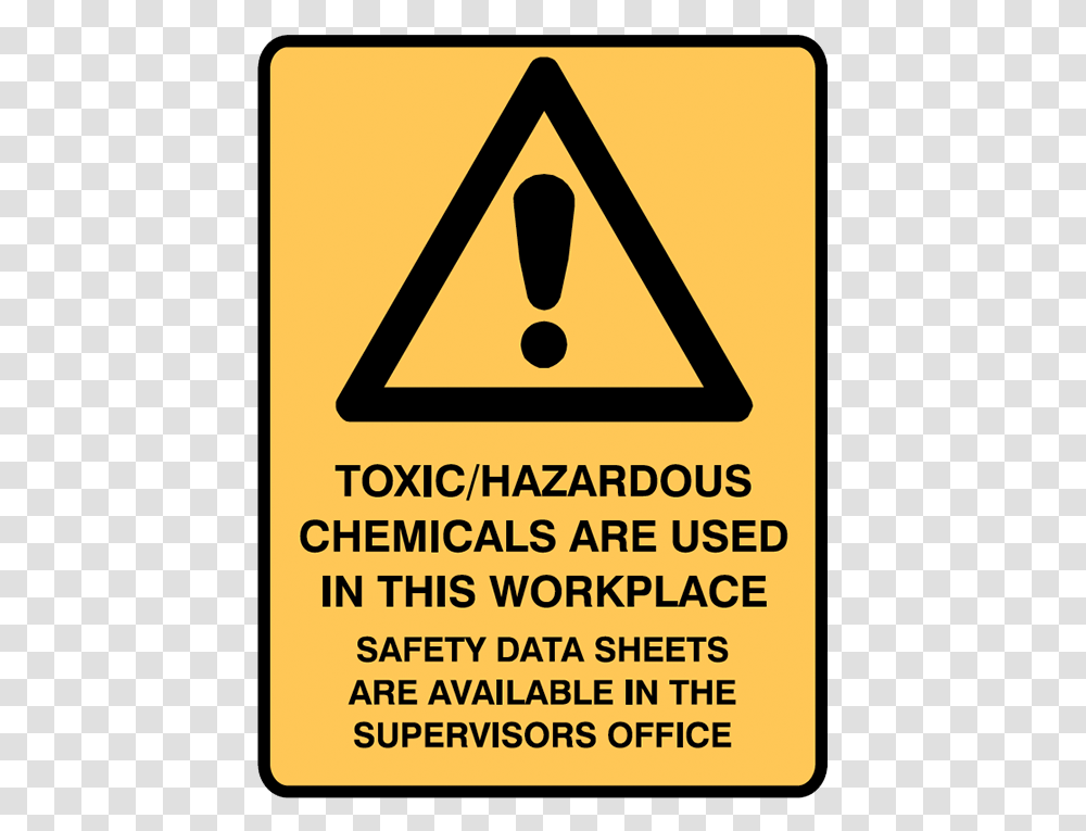 Brady Warning Signs Toxic And Flammable Sign, Road Sign, Triangle Transparent Png