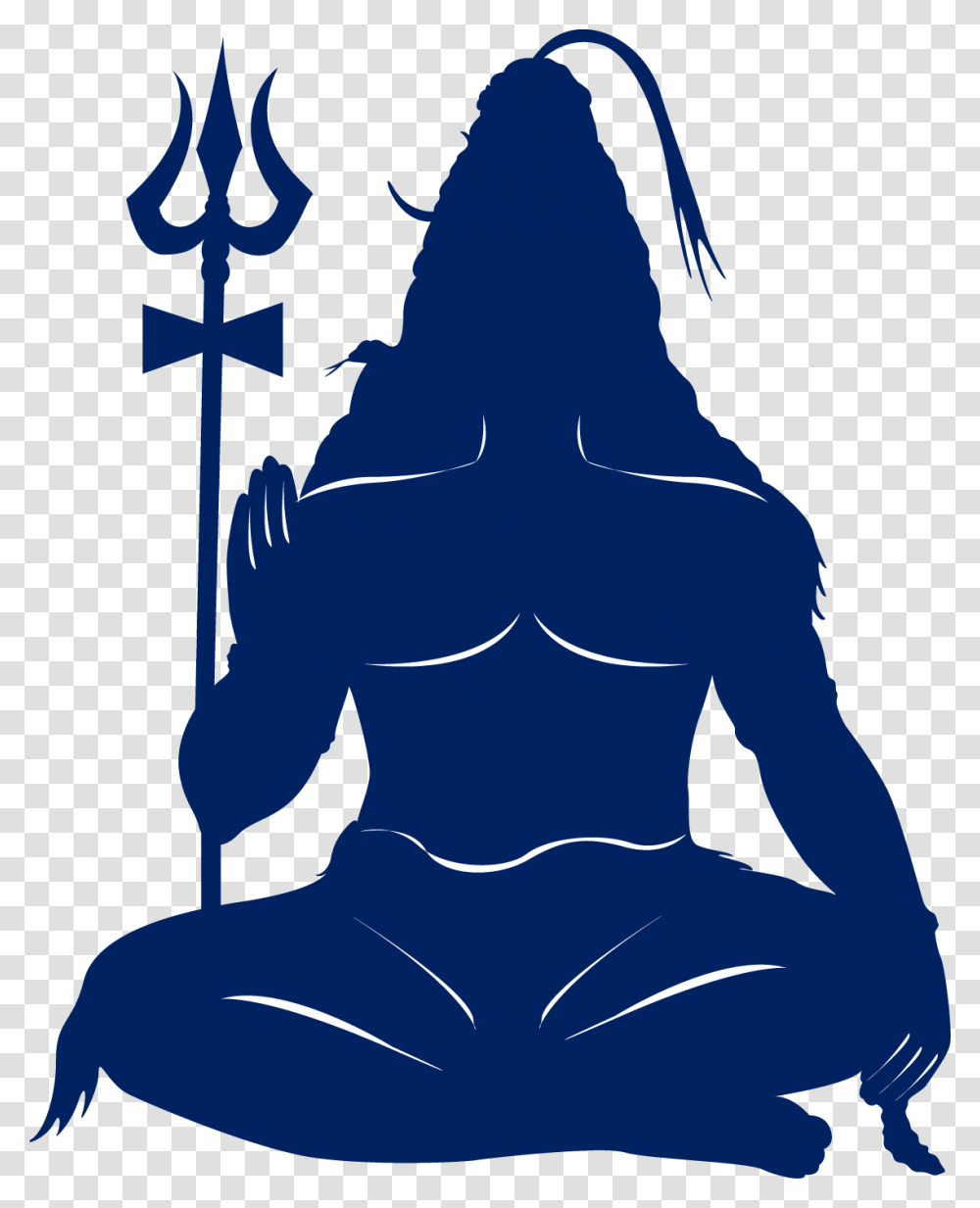 Brahma Vishnu Shiva Durga Lord Shiva Sticker, Silhouette, Person, Cushion Transparent Png