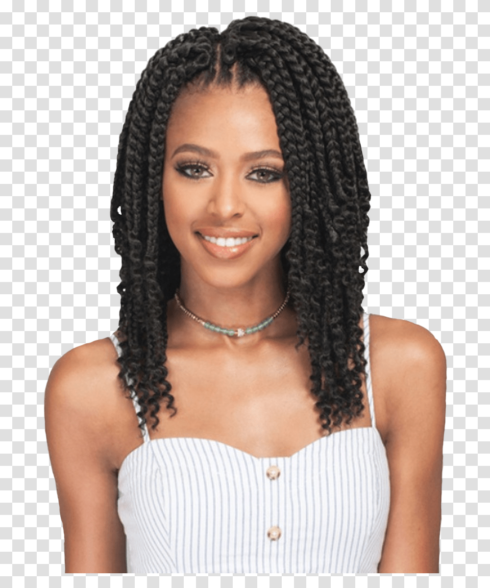 Braid Crochet Hair, Wig, Person, Human, Necklace Transparent Png