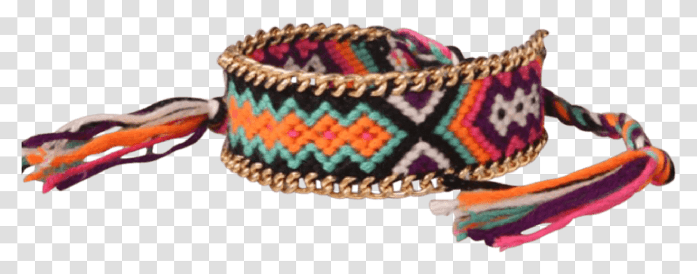 Braided Friendship Bracelet With Multi Colour Woven Coin Purse, Cuff, Accessories, Accessory, Jewelry Transparent Png