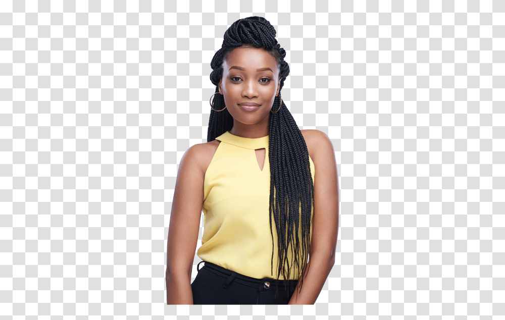 Braided Hairstyles In Kenya 2019, Person, Bonnet, Hat Transparent Png