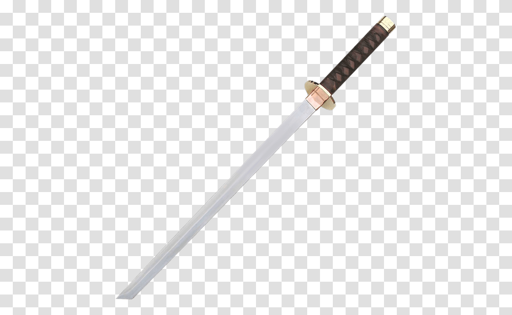 Braided Leather Ninja Short Sword, Blade, Weapon, Weaponry, Samurai Transparent Png