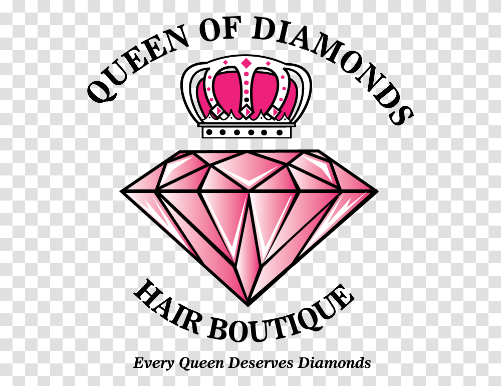 Braids And Locs Queen Of Diamonds Queen Diamond Logo Diamond, Gemstone, Jewelry, Accessories, Accessory Transparent Png