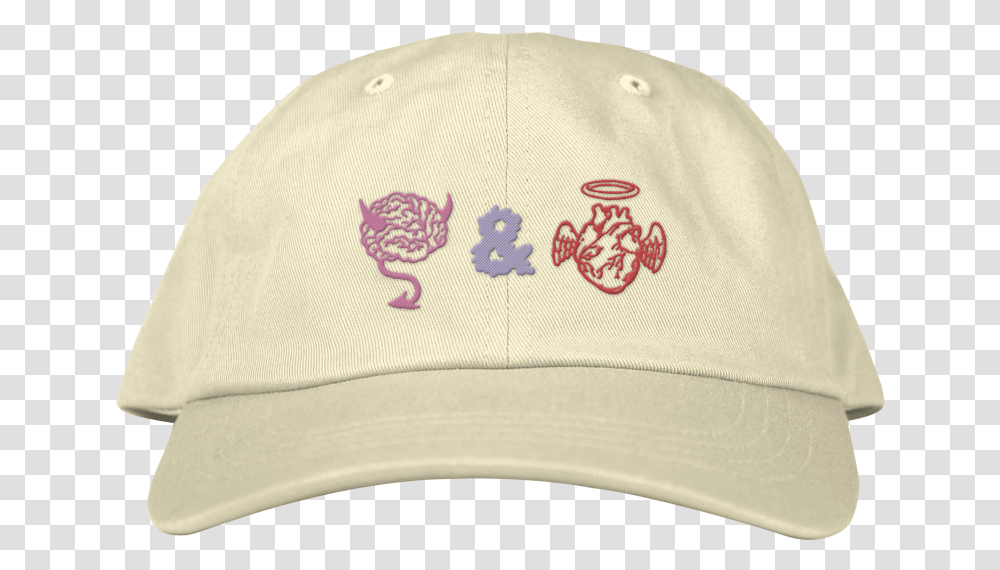 Brain And Heart Hat For Baseball, Clothing, Apparel, Baseball Cap Transparent Png