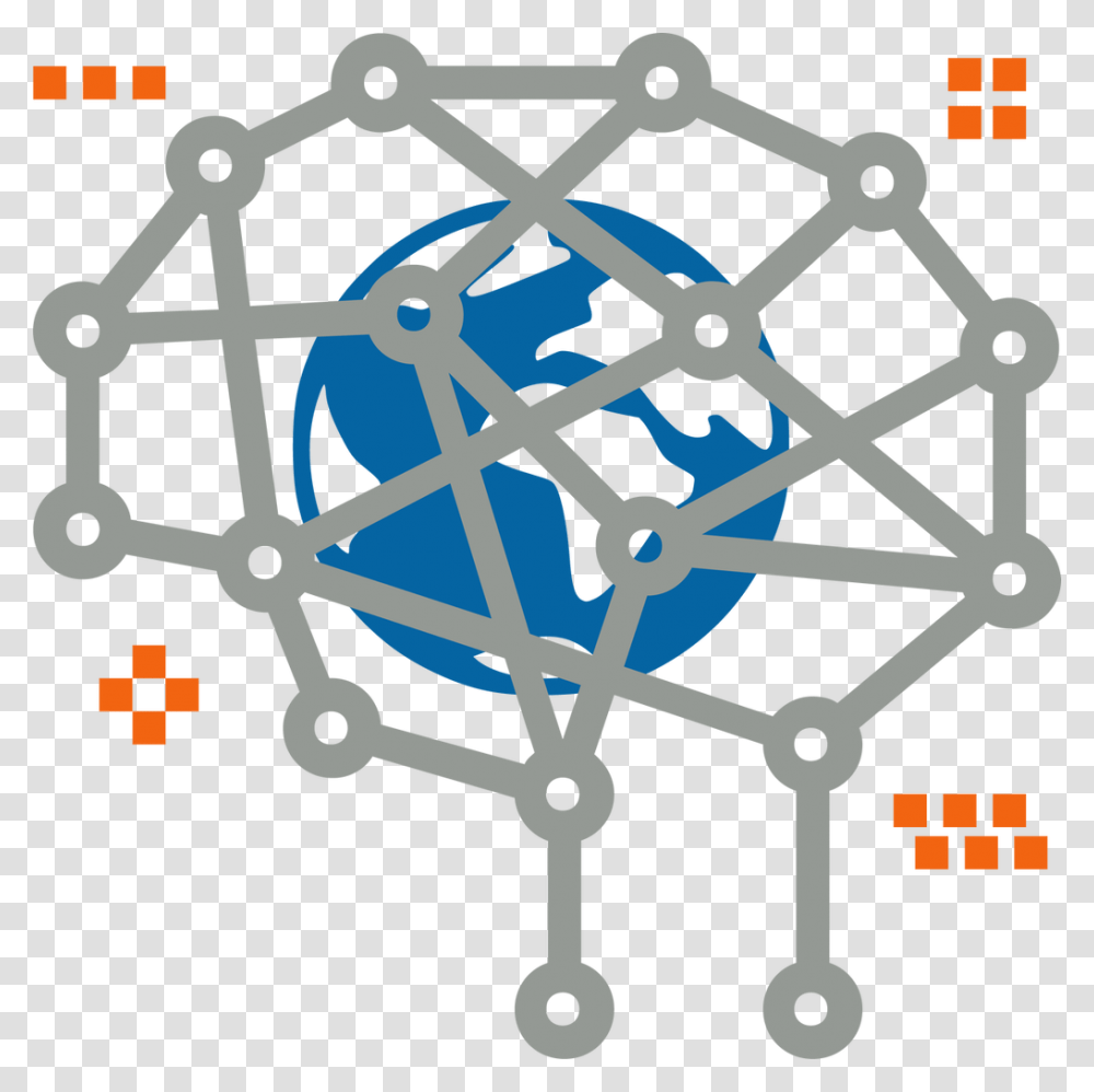 Brain Artificial Intelligence Icon, Utility Pole, Network, Architecture, Building Transparent Png