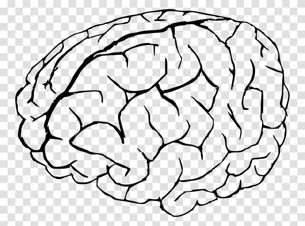 Brain Black And White Clipart, Gray, World Of Warcraft Transparent Png