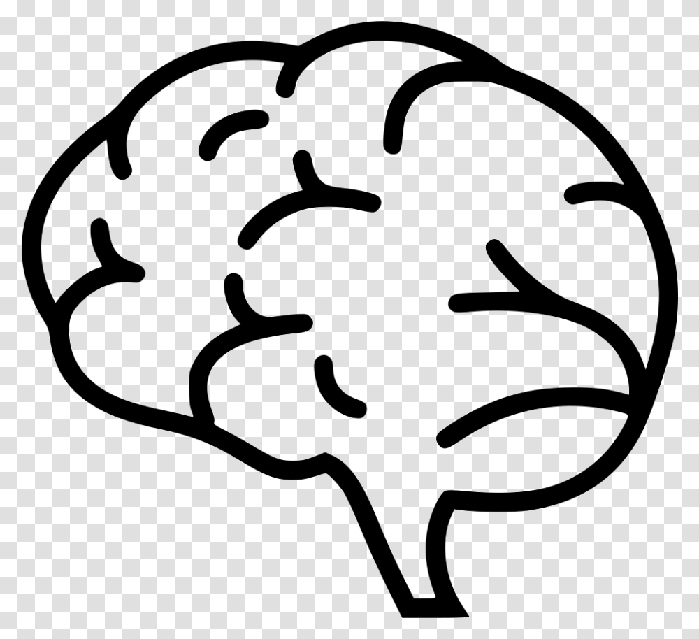 Brain Brain Icon, Stencil, Label, Food Transparent Png