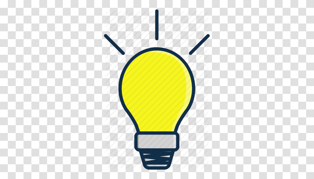 Brain Bright Bulb Idea Light Ligth Technology Icon, Lightbulb Transparent Png