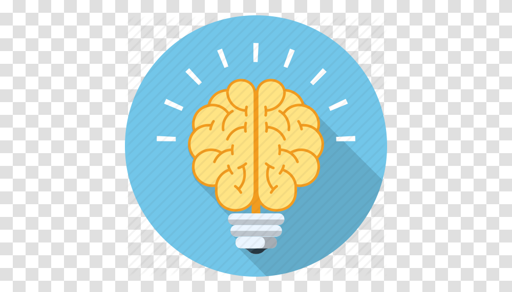 Brain Bulb Business Creative Idea Mind Power Icon, Light, Flare, Torch, Lightbulb Transparent Png