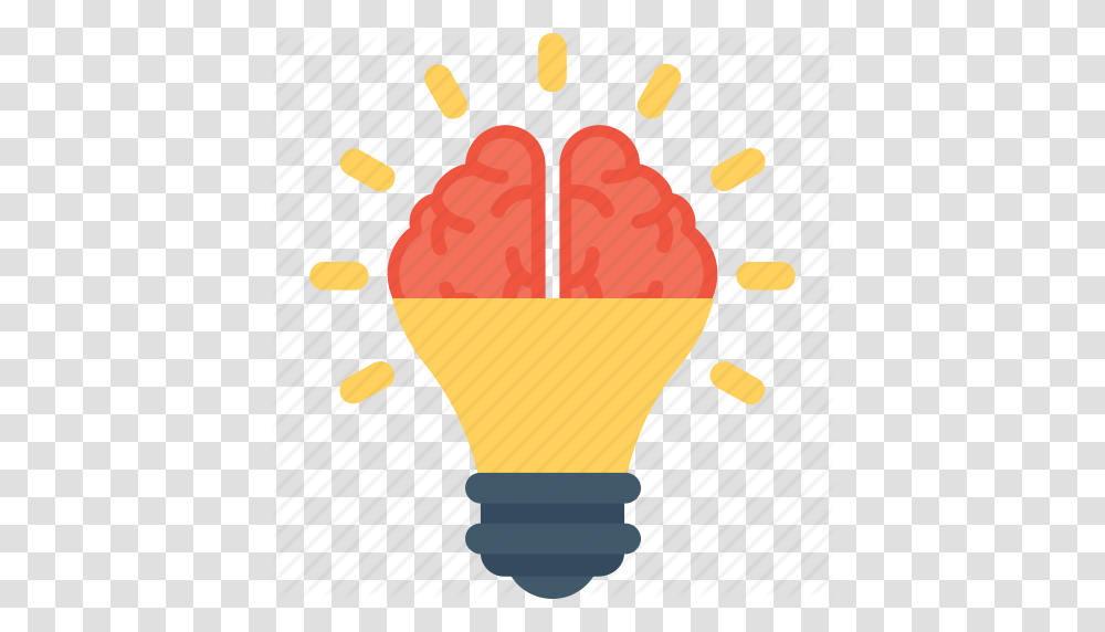 Brain Bulb Creative Mind Innovative Intelligent Icon, Light, Lightbulb Transparent Png
