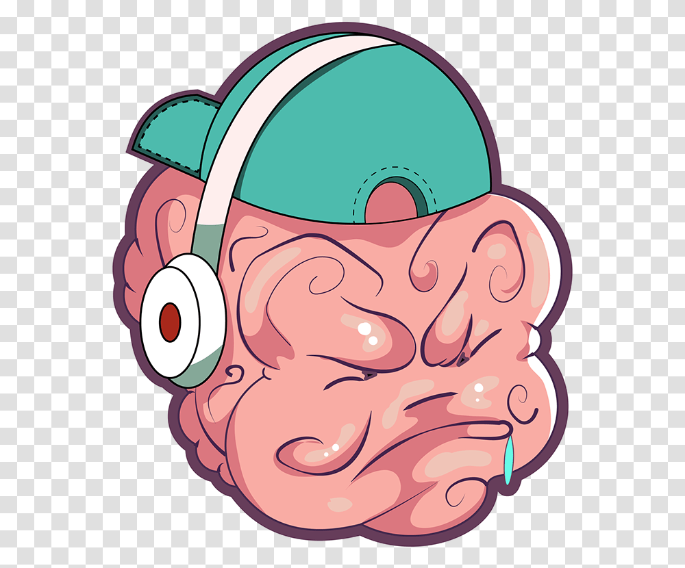 Brain Cartoon, Electronics, Headphones, Headset Transparent Png