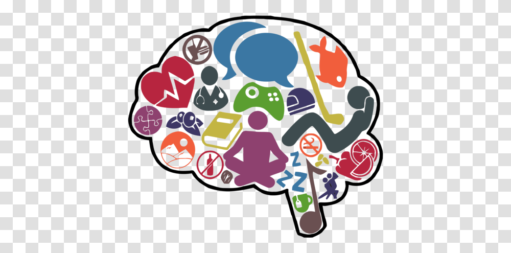 Brain Clipart Healthy, Doodle, Drawing, Crowd Transparent Png