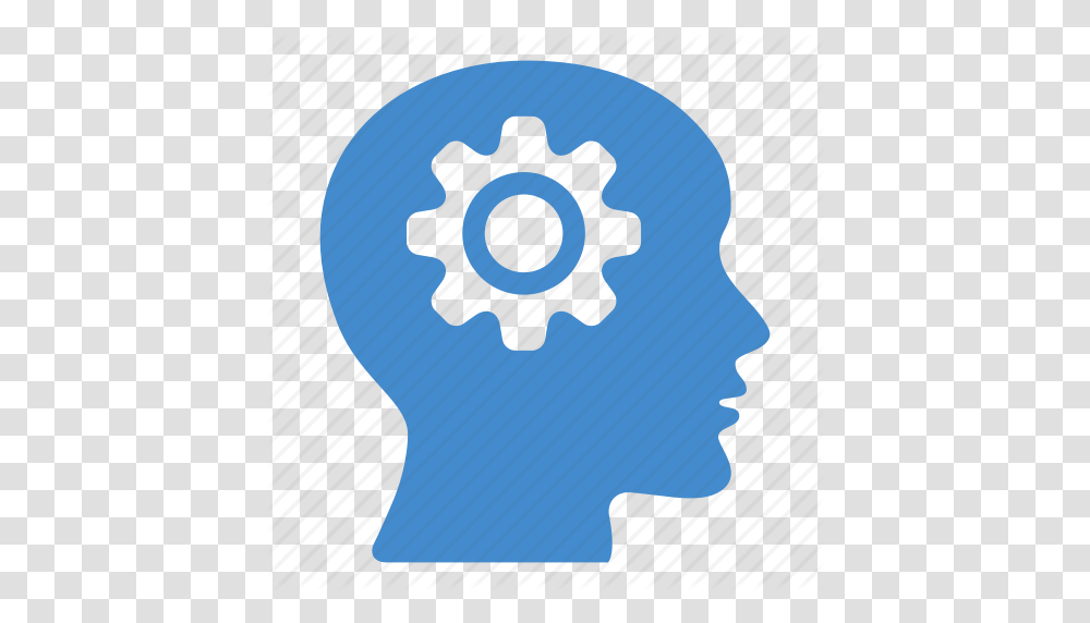 Brain Cogwheel Creative Gear Head Idea Productivity Icon, Light, Hand, Weapon, Weaponry Transparent Png