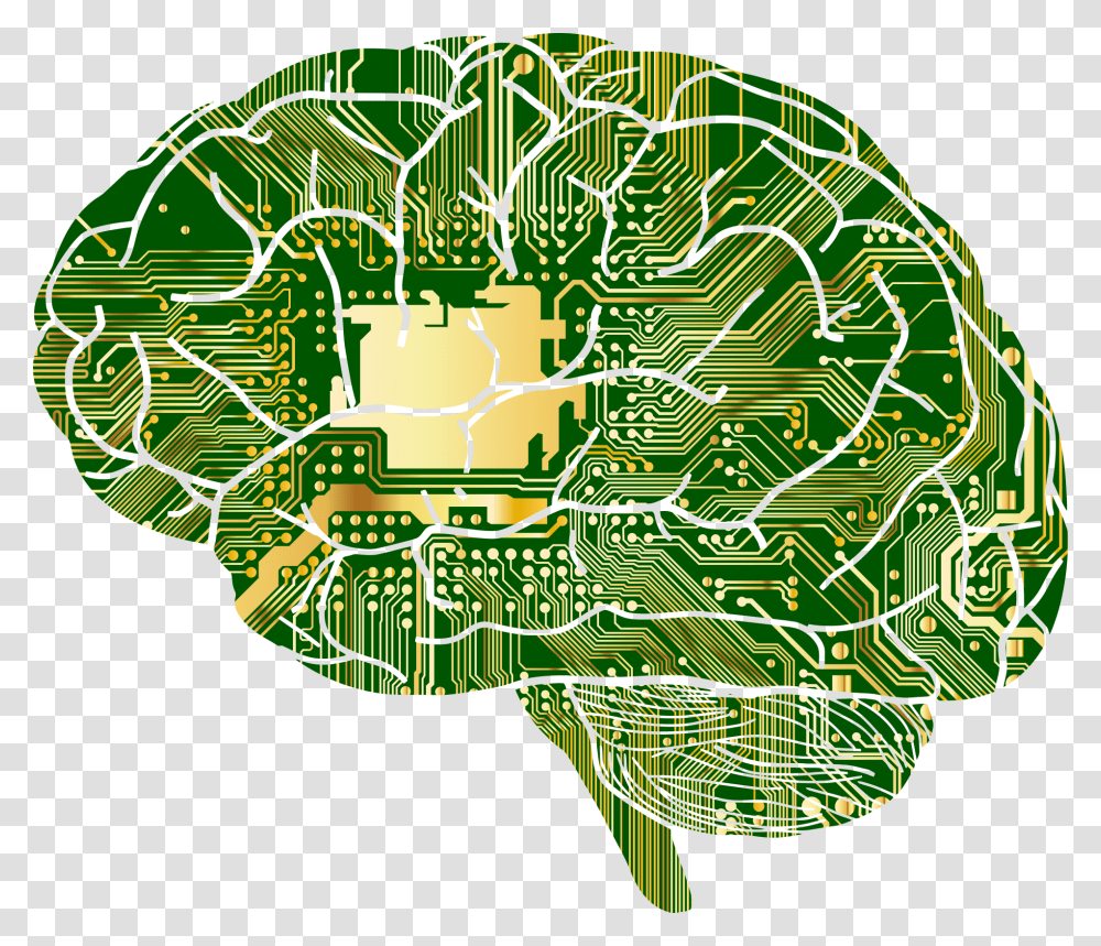 Brain Computer, Electronic Chip, Hardware, Electronics, Neighborhood Transparent Png