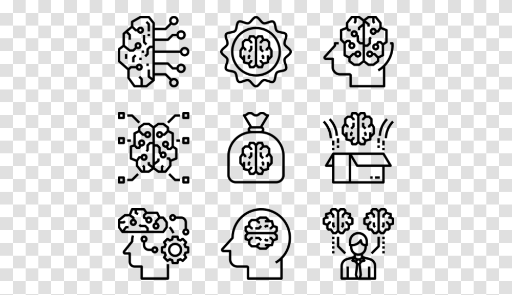 Brain Concept Pirate Icons, Gray, World Of Warcraft Transparent Png