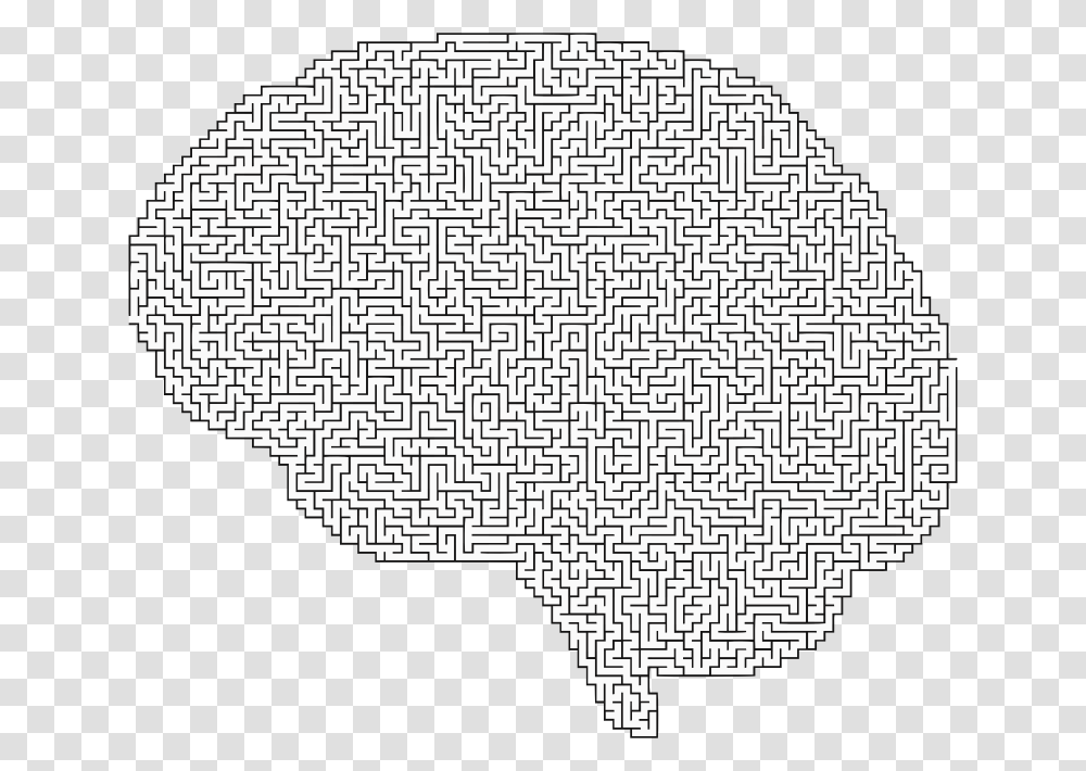 Brain Cranium Head Psychology Skull Think Thought Brain Maze, Labyrinth Transparent Png