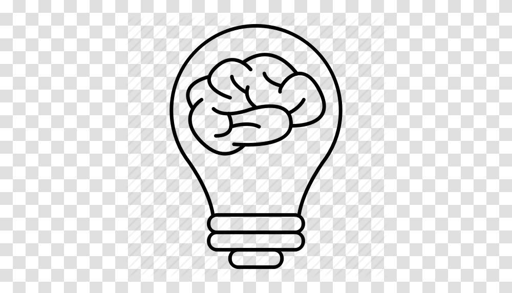 Brain Creativity Idea Intelligence Knowledge Icon, Light, Lightbulb, Rug Transparent Png
