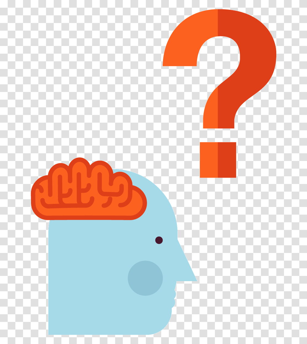 Brain Dude Question Mark Question Mark Brain, Number, Logo Transparent Png