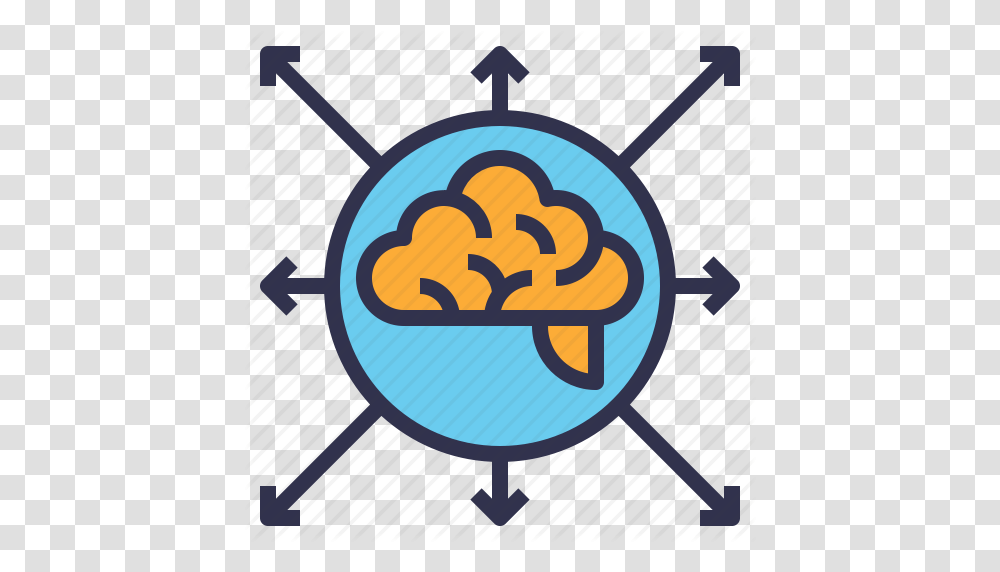 Brain Experience Learning Motivation Think Trough Icon, Lighting Transparent Png
