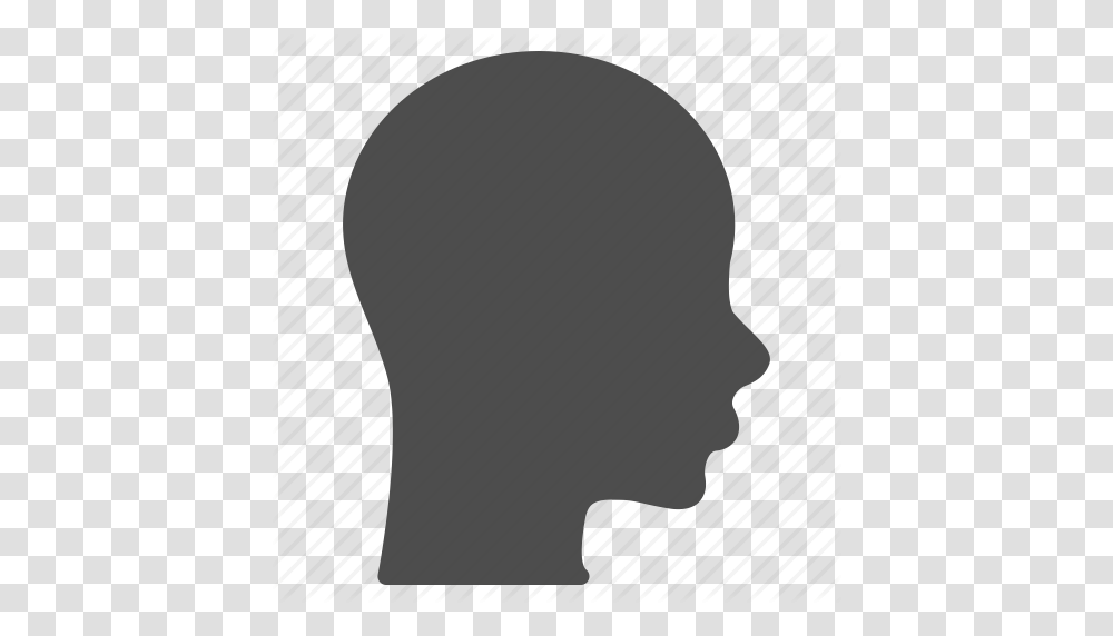 Brain Face Head Human Patient Head Profile Silhouette Icon, Light, Lamp Transparent Png