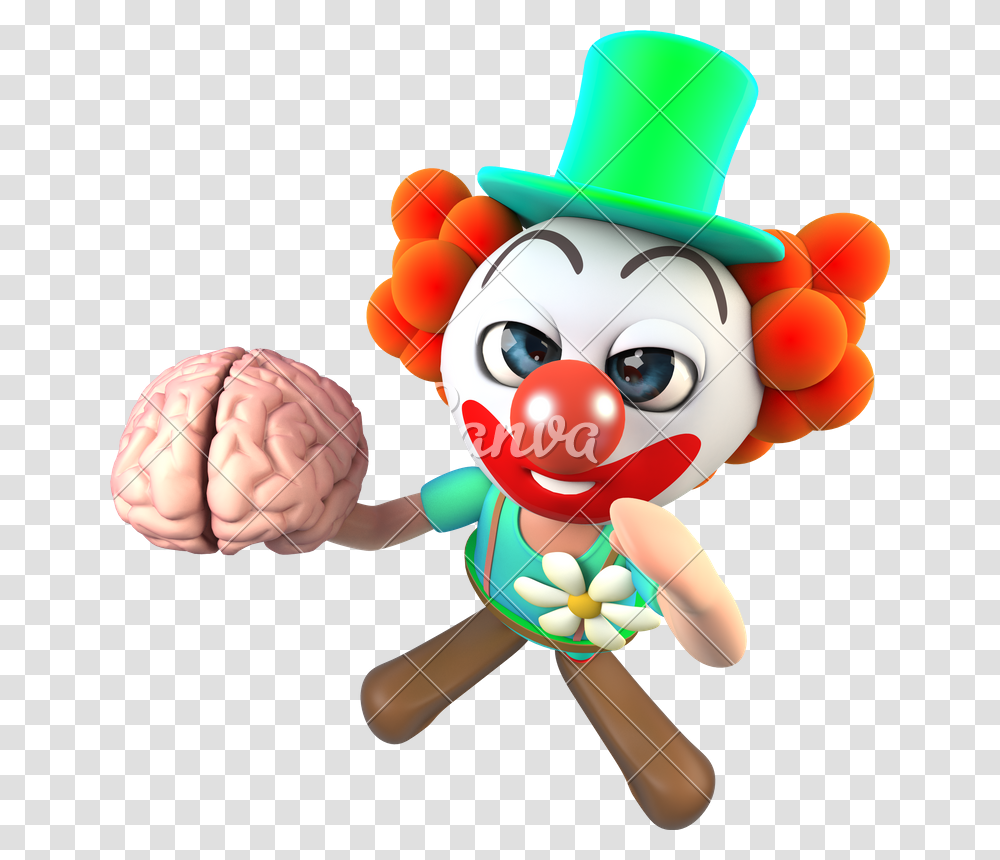 Brain Funny, Performer, Toy, Clown, Sweets Transparent Png