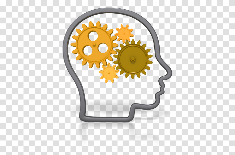 Brain Gears Icon Animated Gears, Machine, Light Transparent Png