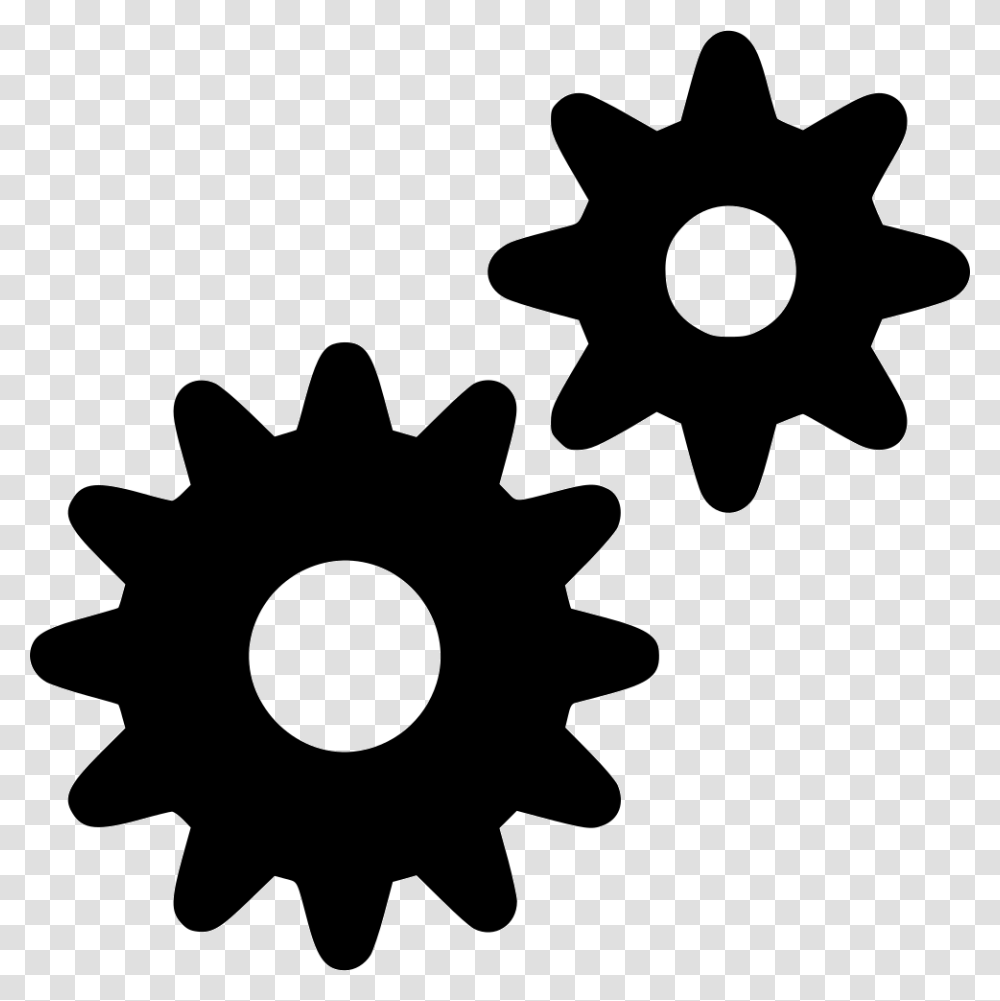 Brain Gears Icon File Svg Competition Team, Machine, Cross Transparent Png