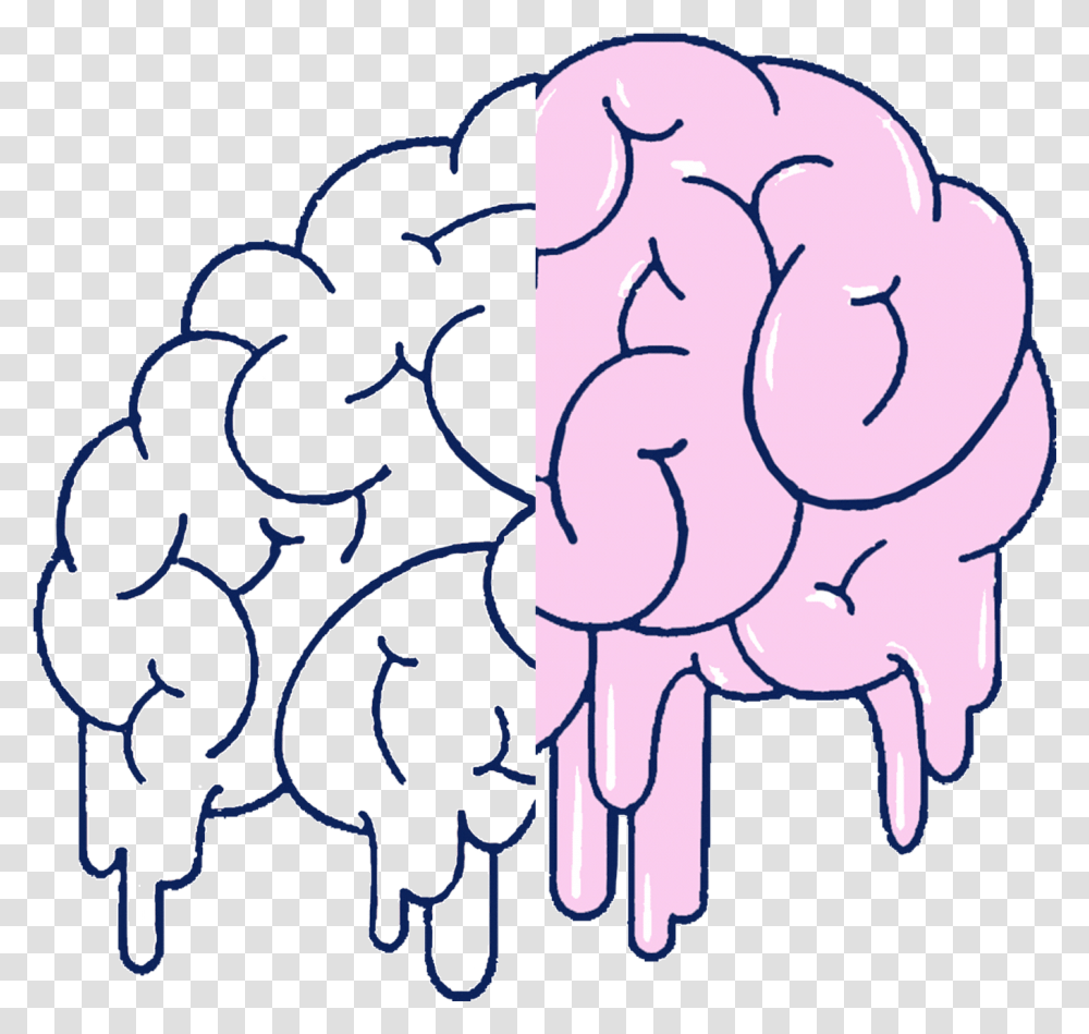 Brain Gif, Label, Drawing Transparent Png