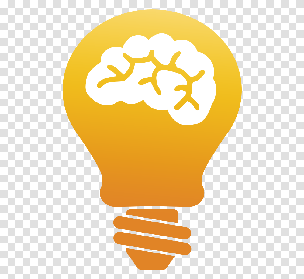 Brain Icon White, Light, Lightbulb Transparent Png