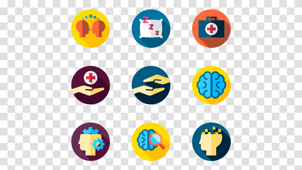 Brain Icons Free Psychology Flat Icon, Number, Logo Transparent Png