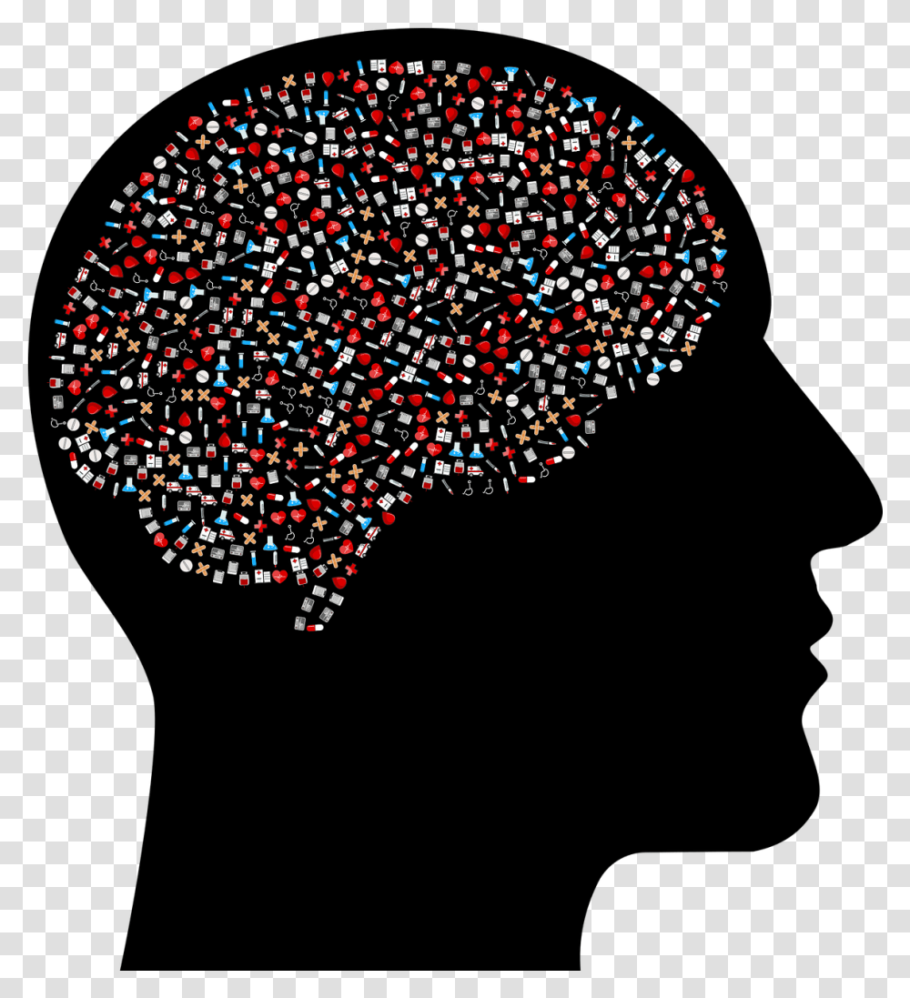 Brain Medical Icons Persona Con Cerebro, Lamp Transparent Png