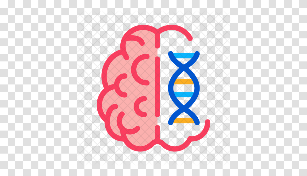 Brain Molecules Icon Of Colored Outline Mechanism Icon, Alphabet, Text, Number, Symbol Transparent Png