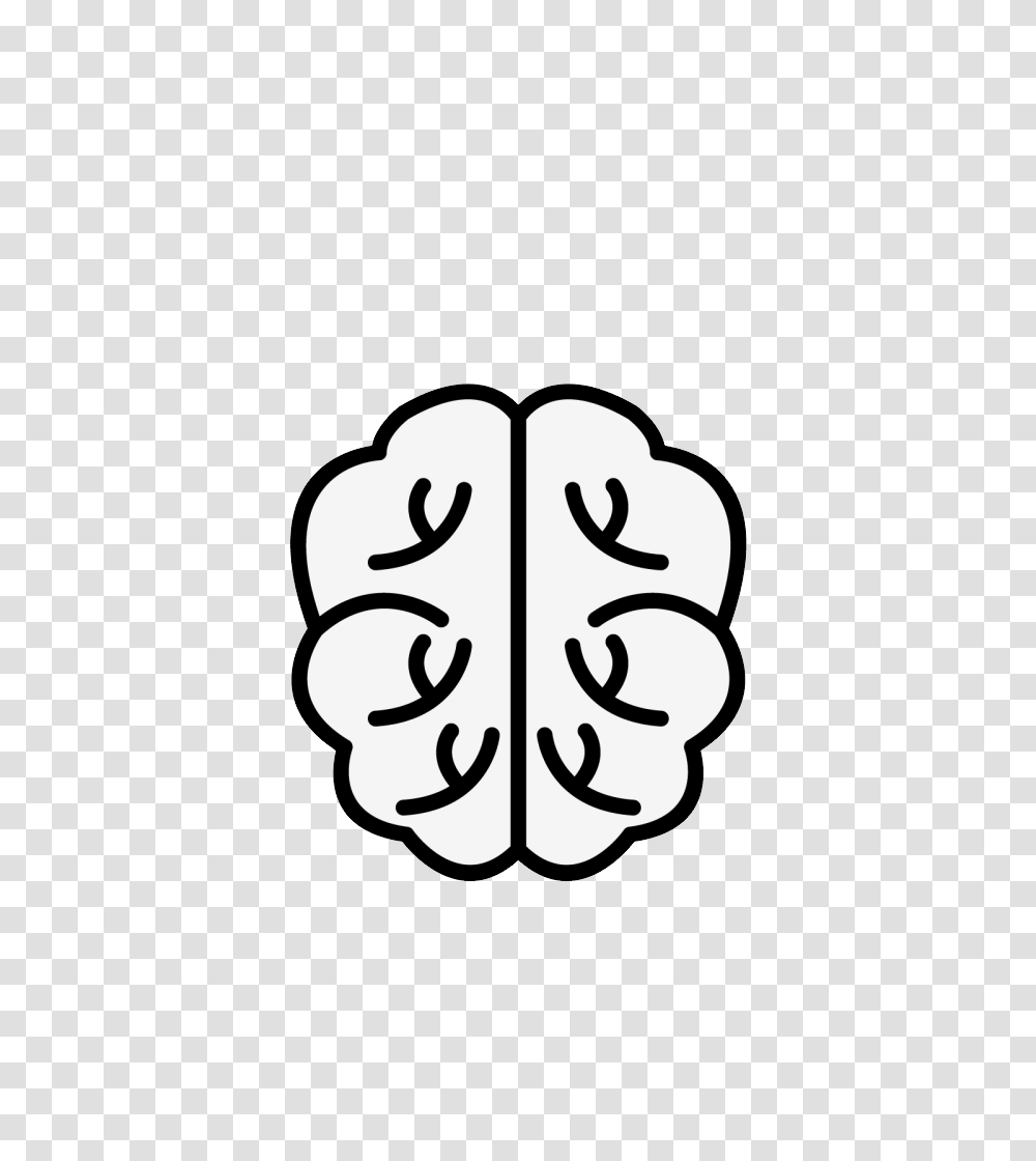 Brain, Person, Label, Stencil Transparent Png