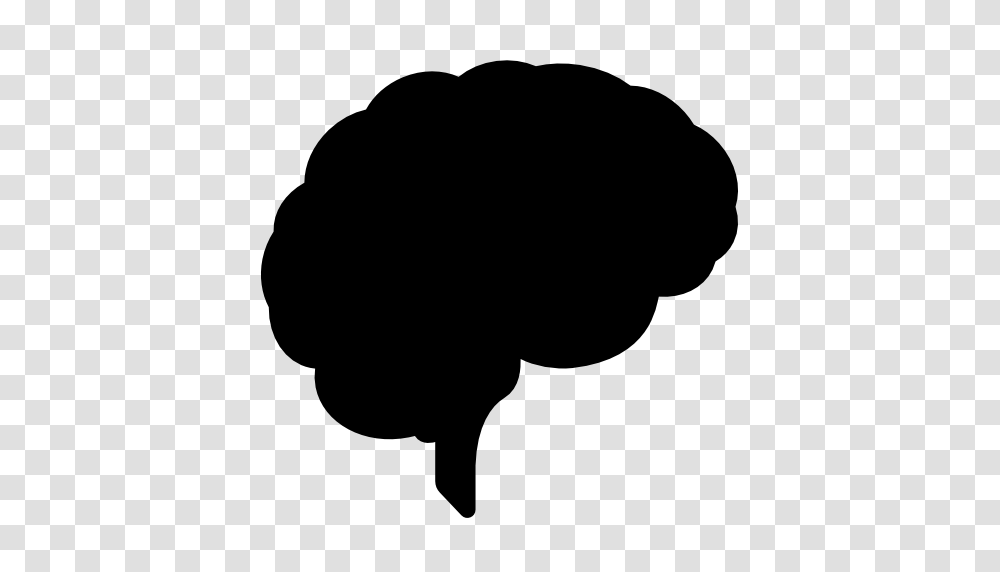 Brain, Person, Silhouette, Stencil Transparent Png