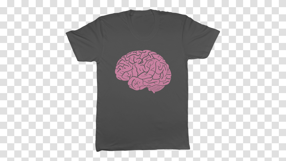 Brain Svg On A Sample Men's T Shirt Mads Mikkelsen T Shirt, Apparel, T-Shirt, Sleeve Transparent Png