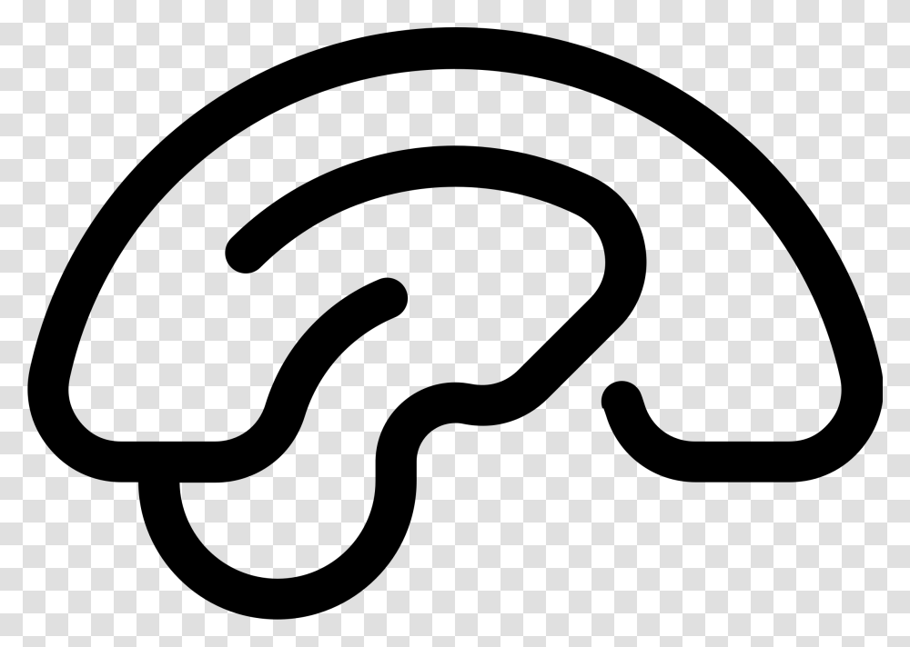 Brain Thicker Lines Side View Icons, Gray, World Of Warcraft Transparent Png