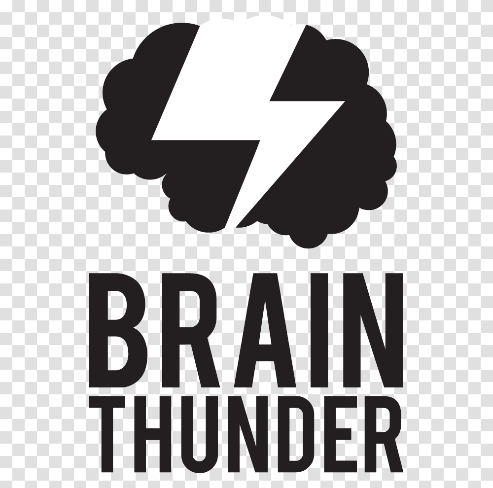 Brain Thunder Logo For Systems Alliance By O Postrophy Poster, Recycling Symbol, Advertisement Transparent Png
