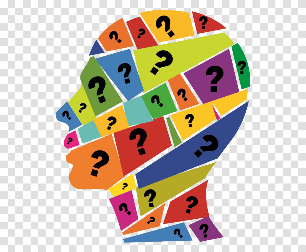 Brain With Question Mark, Number, Alphabet Transparent Png