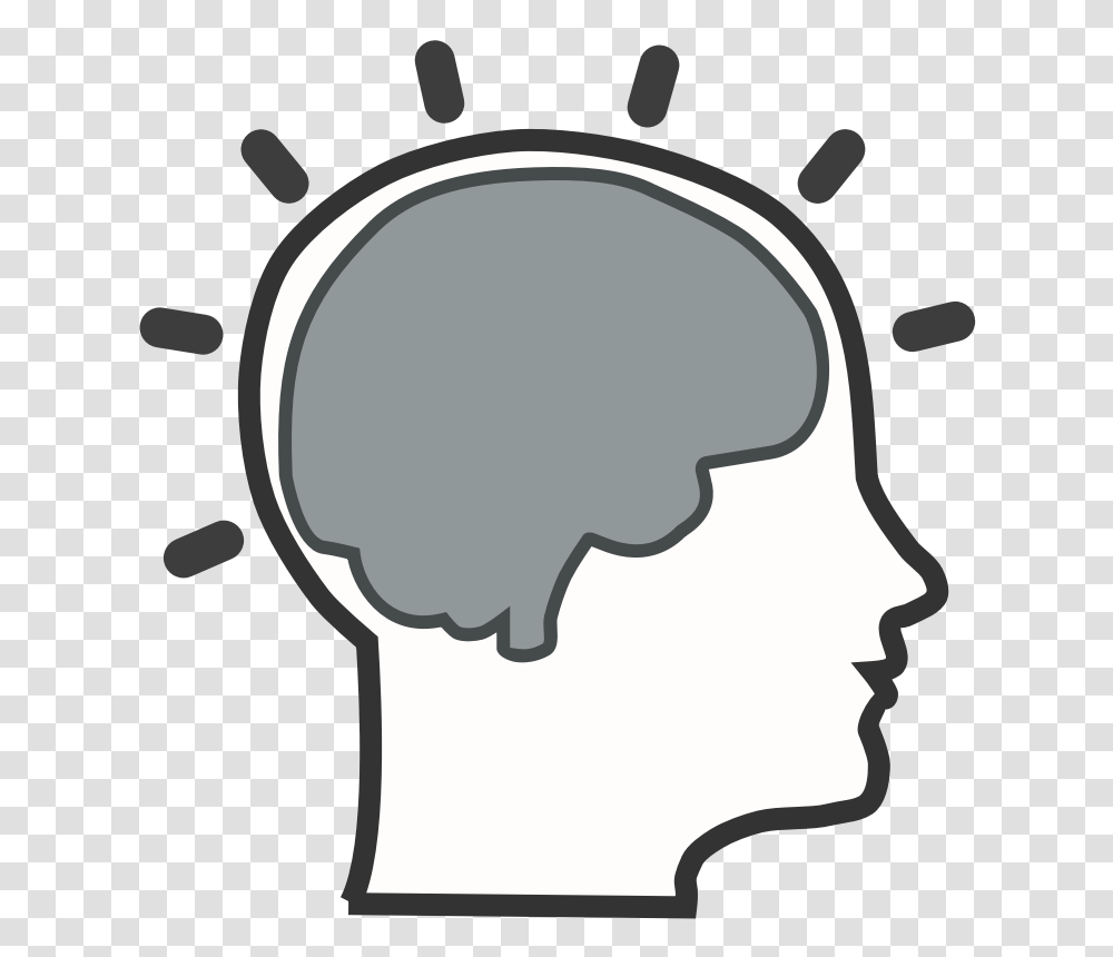 Brains Clipart Brain Activity, Face, Head, Drawing Transparent Png