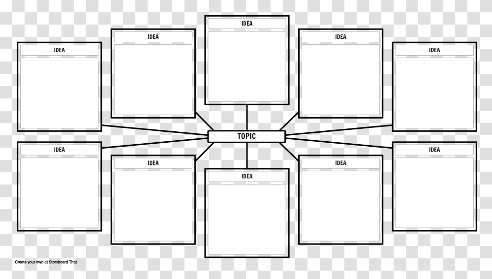 Brainstorming Monochrome, Diagram, Plot, Plan Transparent Png