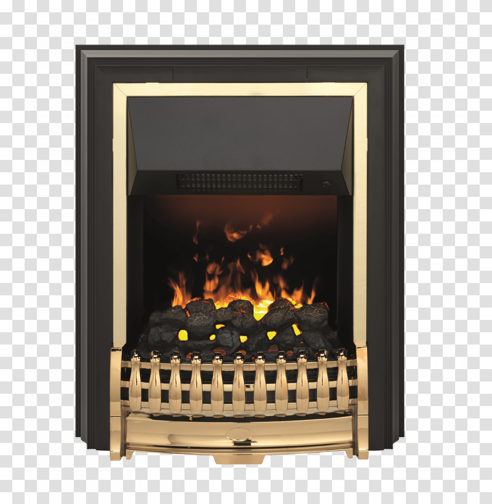 Bramdean Fire Electric Fireplace, Indoors, Hearth, Screen, Electronics Transparent Png