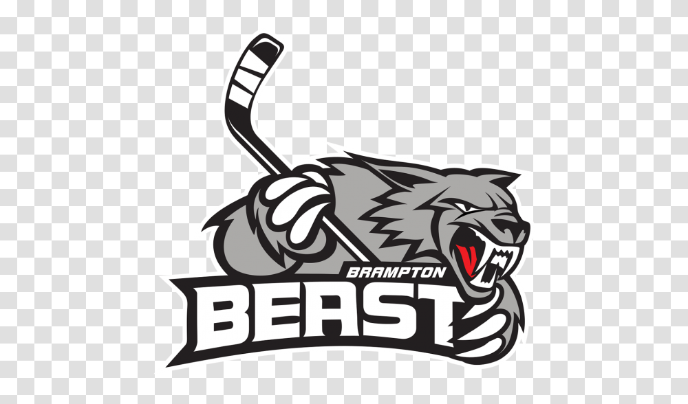 Brampton Beast Logo Brampton Beast, Stencil, Symbol, Hand, Stick Transparent Png
