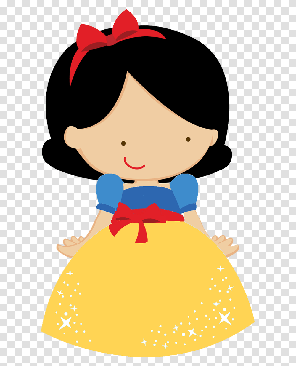 Branca De Neve Cute Clipart Download Cute Snow White Clipart, Doll, Toy Transparent Png